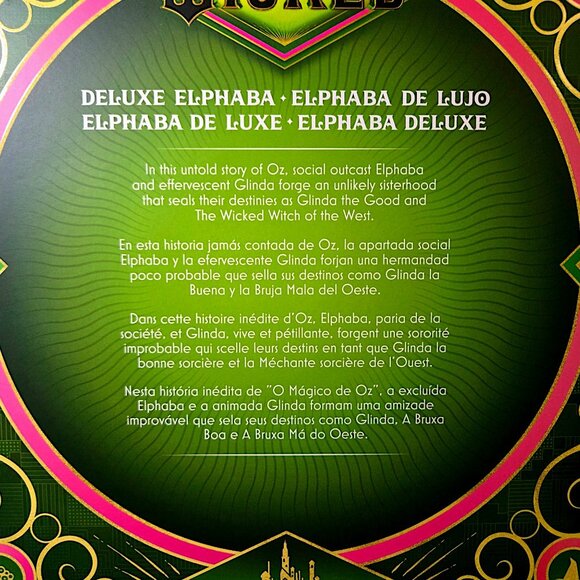 Universal Pictures' Wicked Deluxe Elphaba Fashion Doll & Accessories by Mattel - Picture 8 of 10